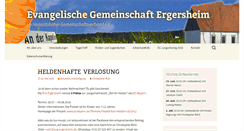 Desktop Screenshot of evg-ergersheim.de